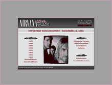 Tablet Screenshot of nirvanaguide.com